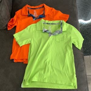 Boys size 7 polo shirt bundle.